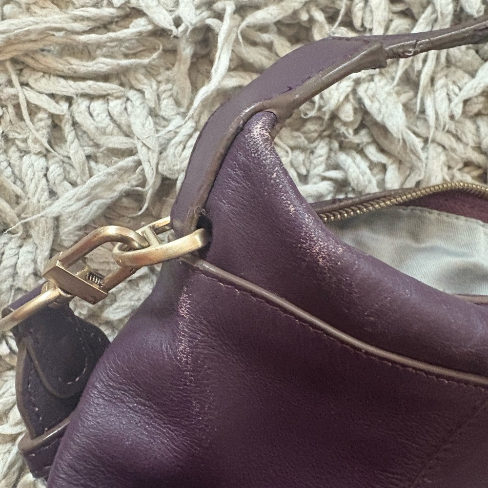 $595 Rare Le Tanneur Leather Shoulder Bag - Picture 4 of 9